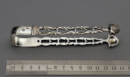Georgian Silver Cast Sugar Tongs